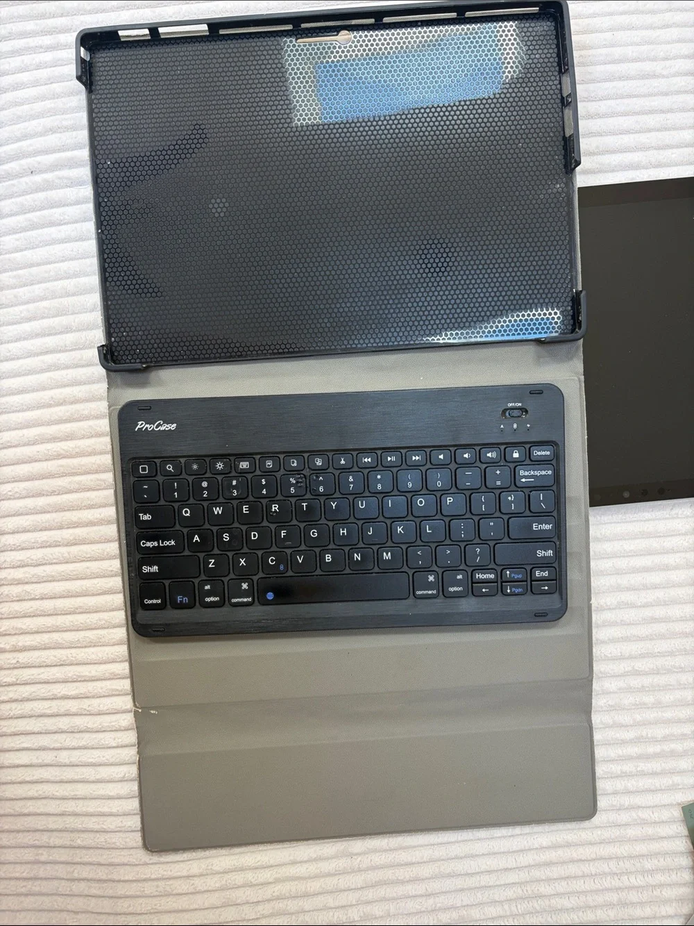 Sleek Black Tablet - High-Performance Touchscreen